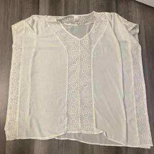 Swimsuit Coverup cream color size L